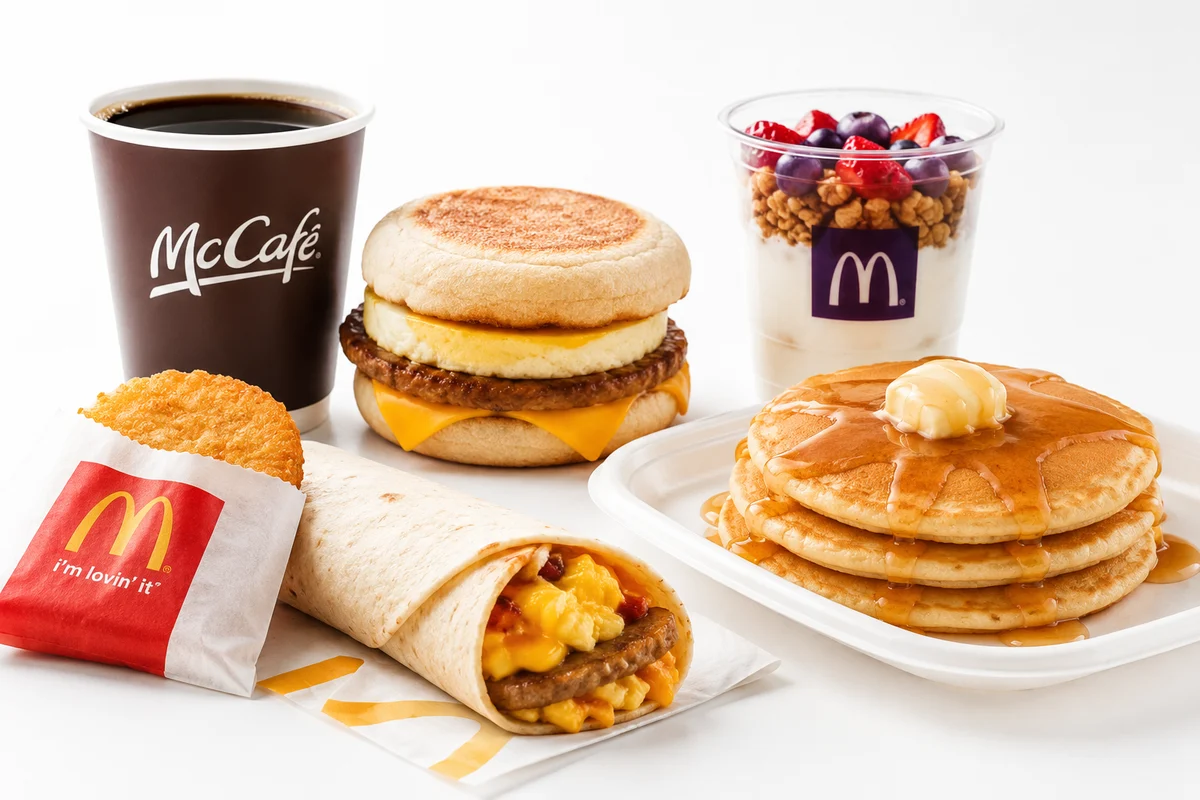 McDonald's Breakfast menu items