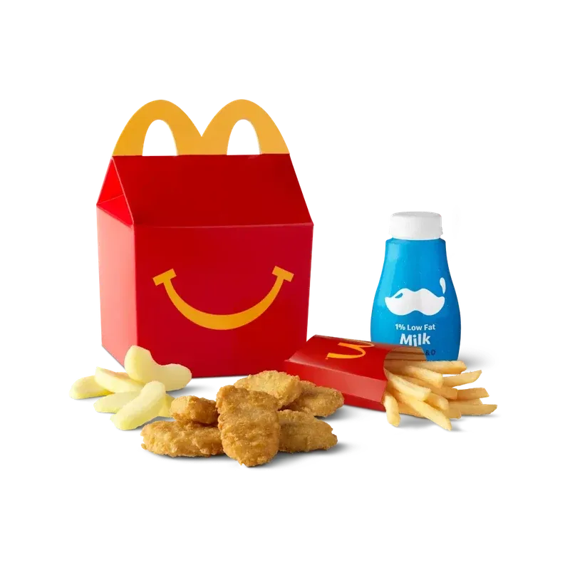 McDonald's 6 Piece Chicken McNuggets Happy Meal