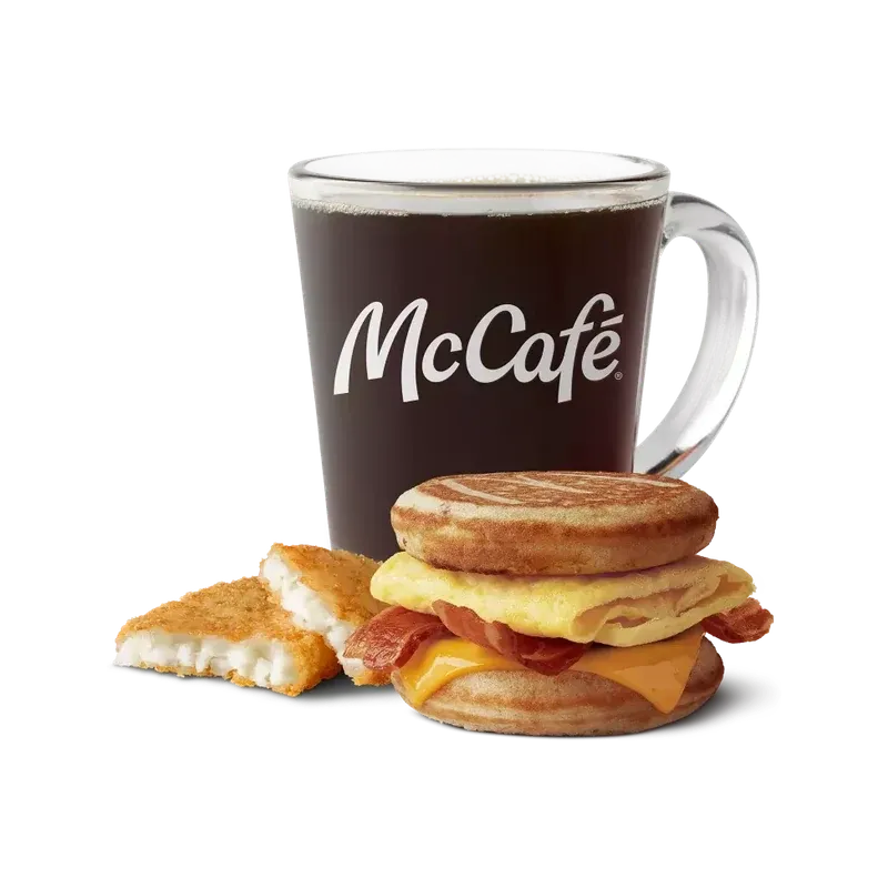 McDonald's Bacon, Egg & Cheese McGriddles Meal