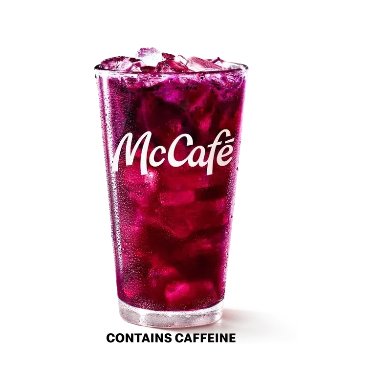 McDonald's Blackberry Passion Fruit Lemonade Refresher 16 Oz