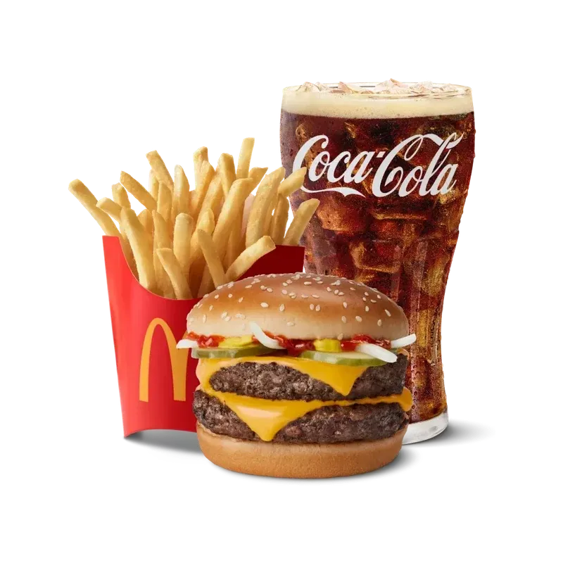 McDonald's Double Quarter Pounder with Cheese Meal