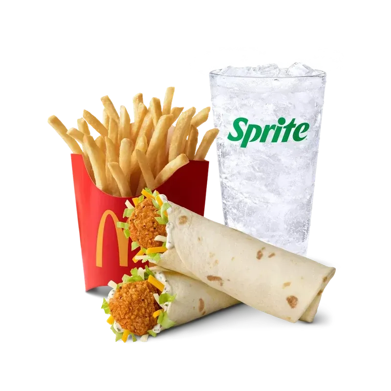 McDonald's Ranch Snack Wrap Meal